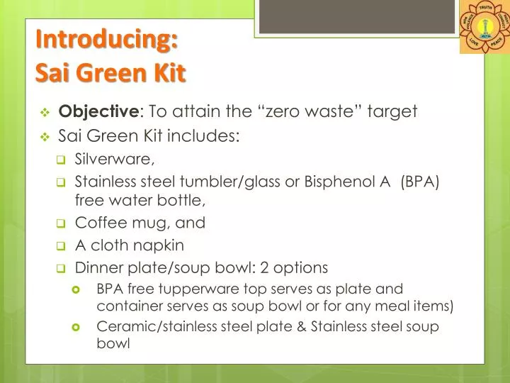 introducing sai green kit