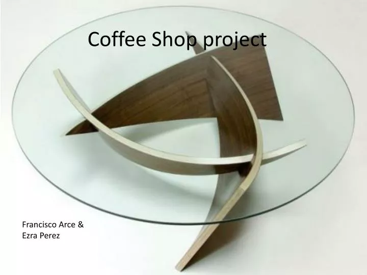 coffee shop project