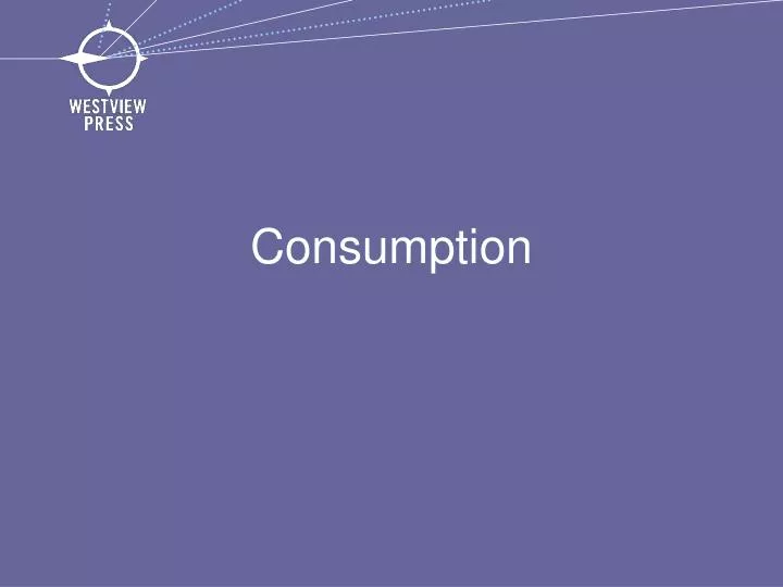 consumption