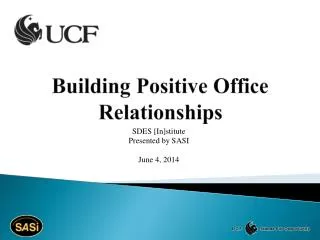 Building Positive Office Relationships