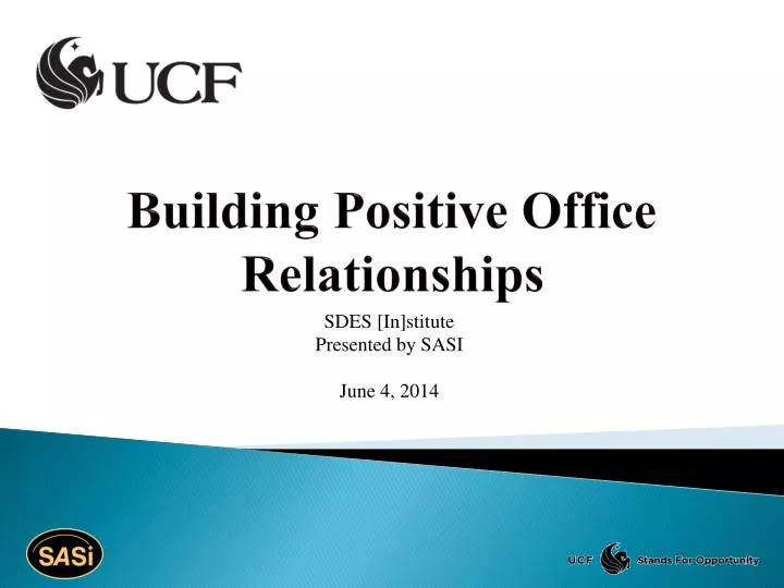 building positive office relationships