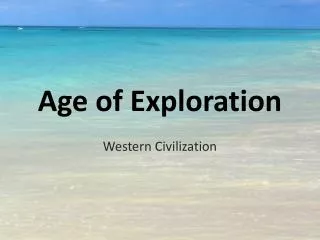 Age of Exploration