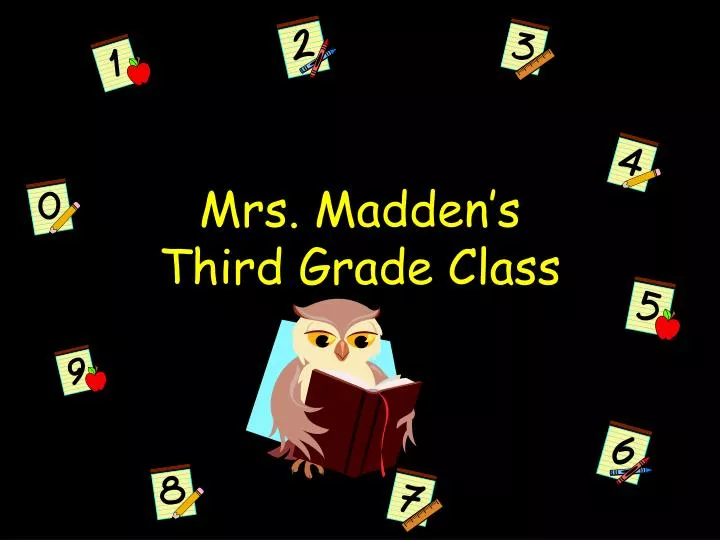 mrs madden s third grade class
