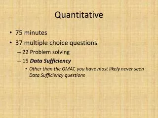 Quantitative