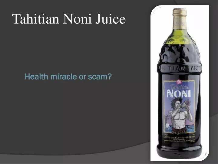 health miracle or scam