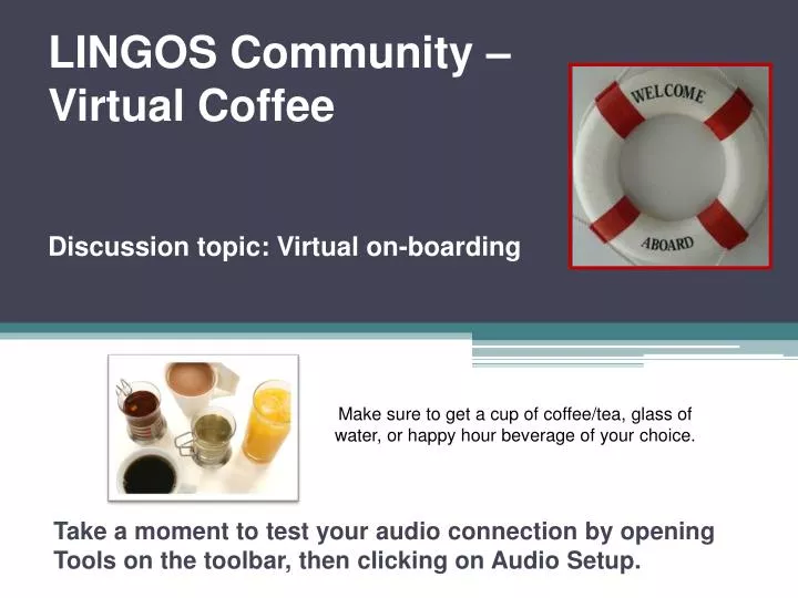 lingos community virtual coffee