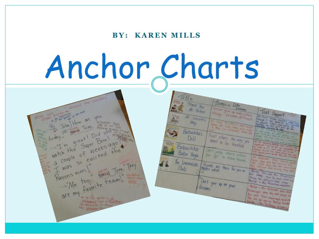 PPT - Anchor Charts PowerPoint Presentation, free download - ID:1550748