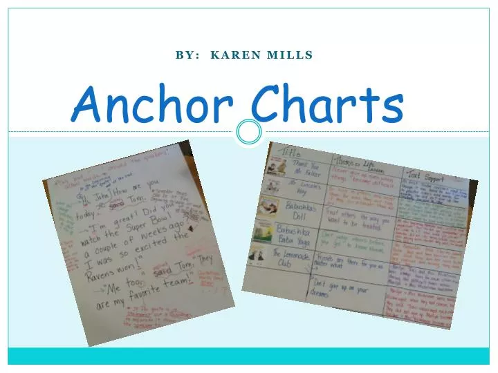 anchor charts