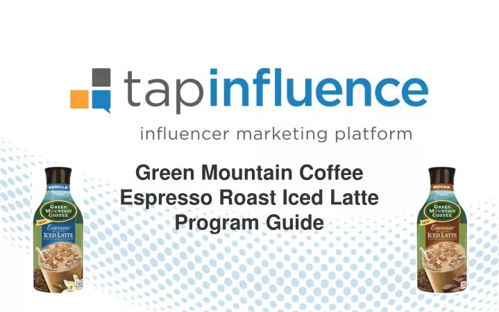 green mountain coffee espresso roast iced latte program guide
