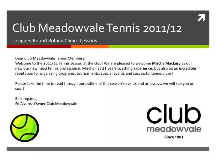 club meadowvale tennis 2011 12