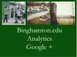 Maximizing Your Business Presence with Google+ Insights from Binghamton Alumni Dave Penski - slide 1