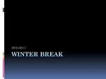Winter Break - slide 1
