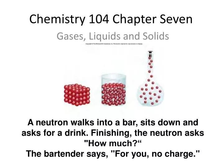 chemistry 104 chapter seven