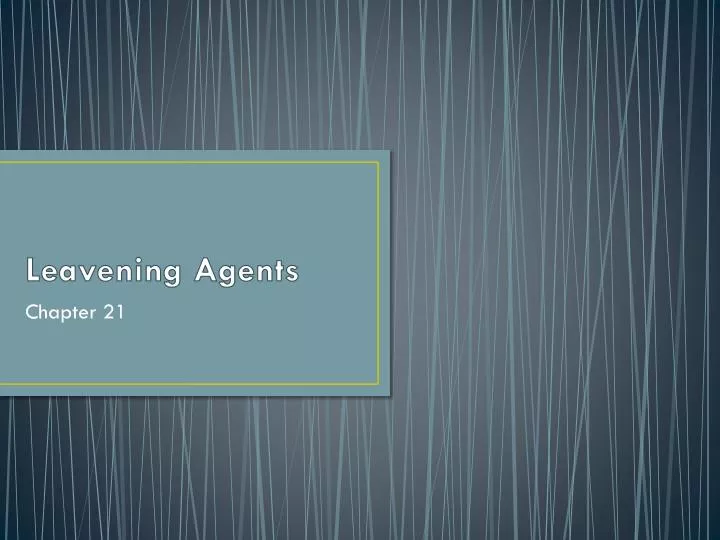 leavening agents