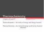 Thermochemistry - slide 1