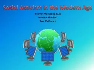 Internet Marketing 3720 Humera Bhaidani Tara McKinney