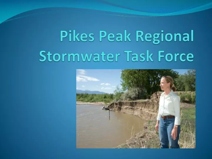 pikes peak regional stormwater task force