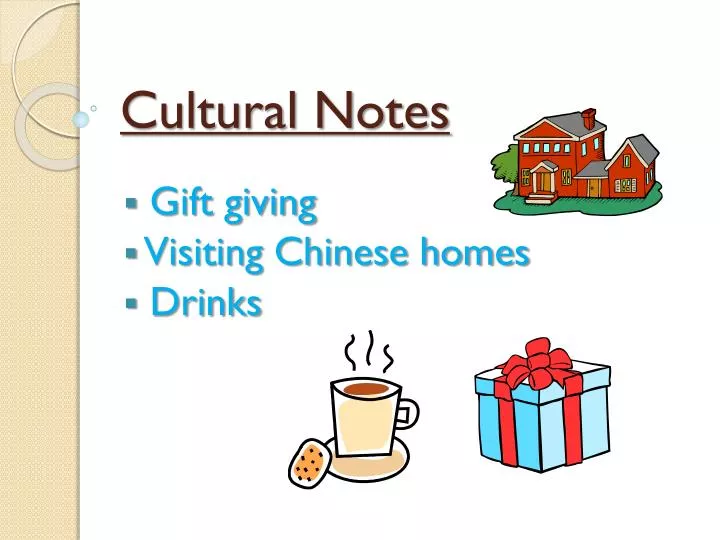 cultural notes