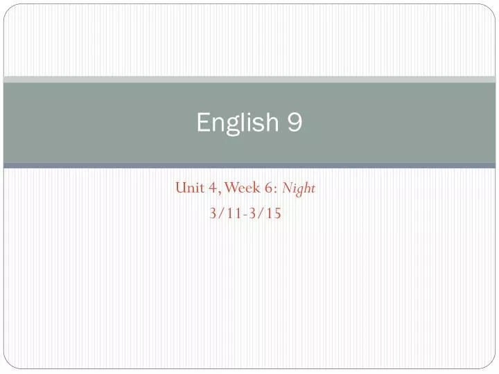 english 9