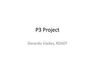 P3 Project
