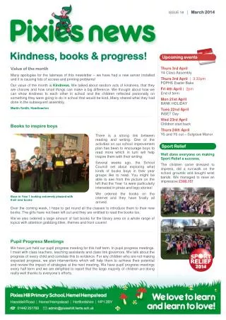 Kindness, books &amp; progress!