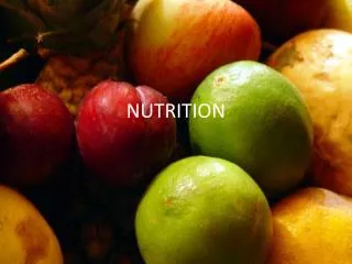 nutrition