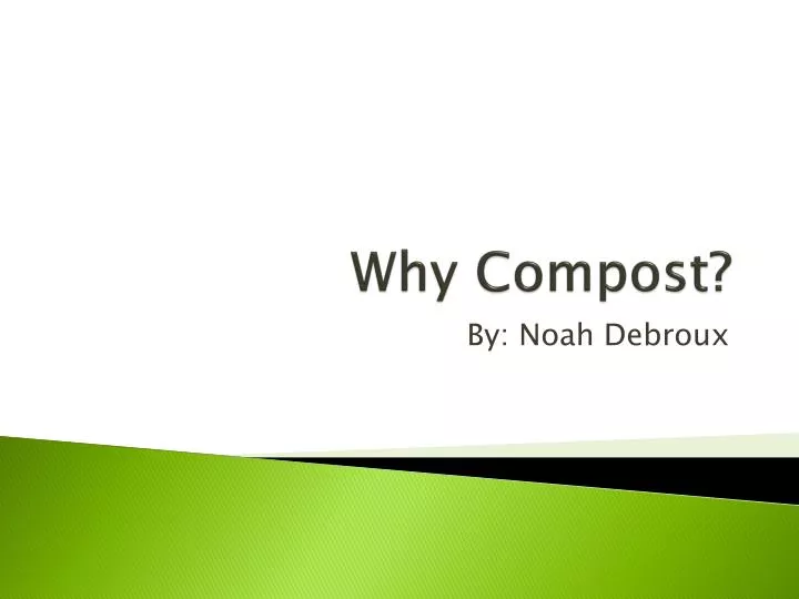 why compost