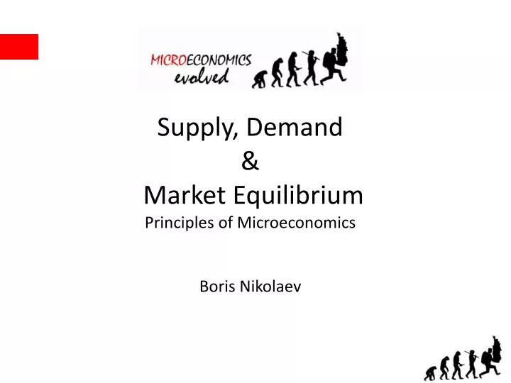 supply demand market equilibrium principles of microeconomics boris nikolaev