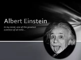 Albert Einstein