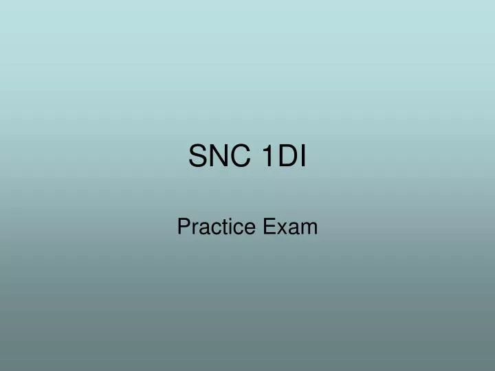 snc 1di