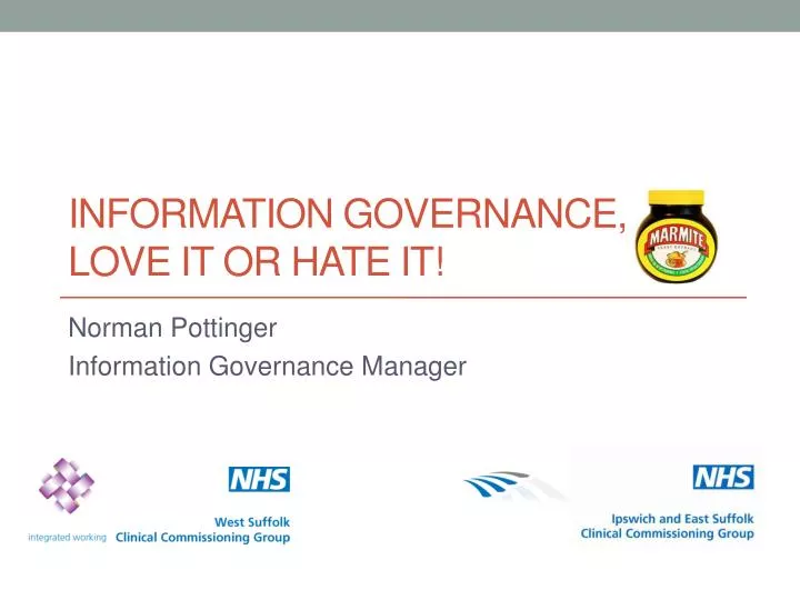 information governance love it or hate it