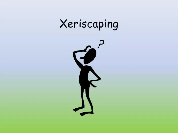 xeriscaping