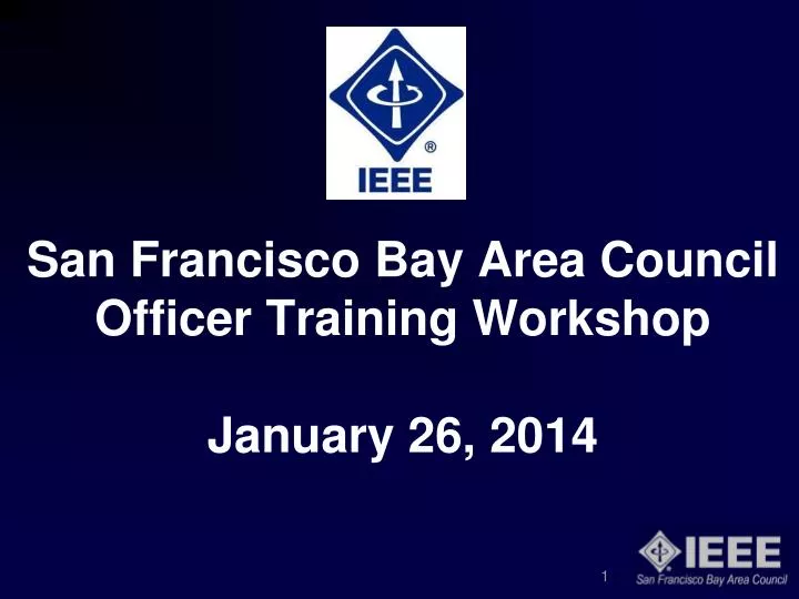 san francisco bay area council officer training workshop january 26 2014