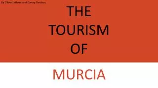 THE TOURISM OF