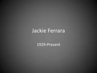 Jackie Ferrara