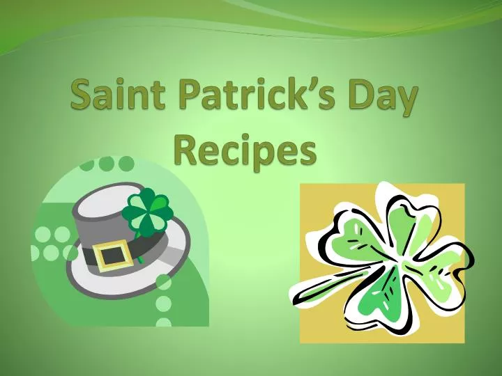 saint patrick s day recipes