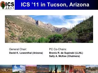 ICS ’11 in Tucson, Arizona