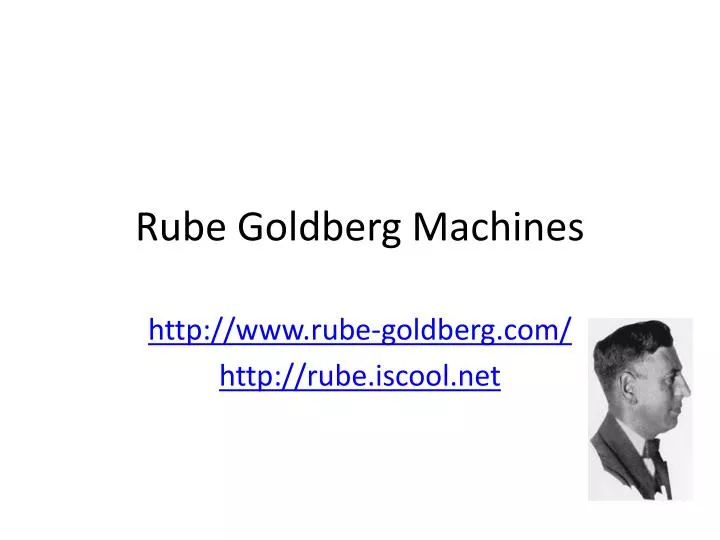 rube goldberg machines