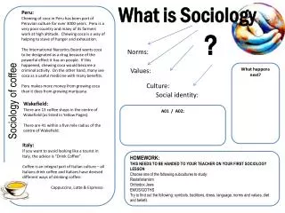 What is Sociology ?