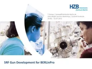 SRF Gun Development for BERLinPro