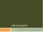 Life on Earth