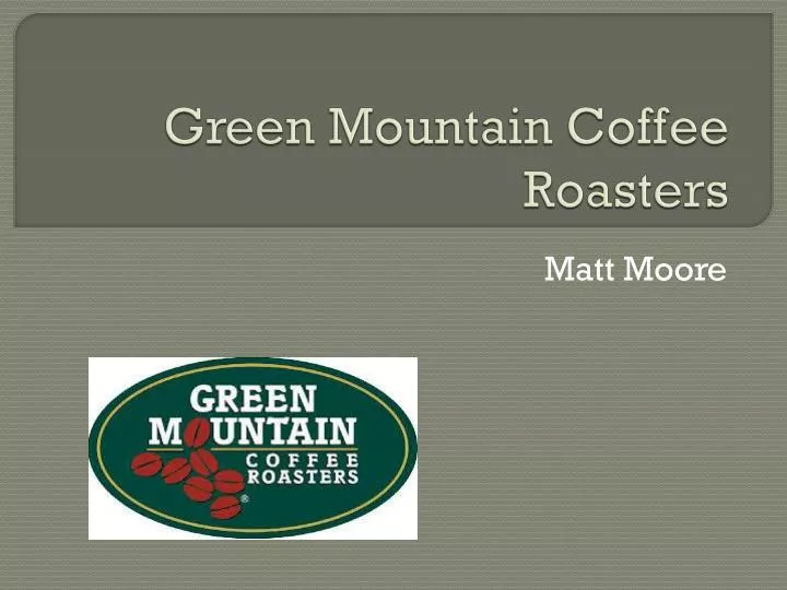 green mountain coffee roasters