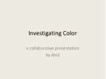 Investigating Color - slide 1