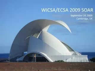 WICSA/ECSA 2009 SOAR