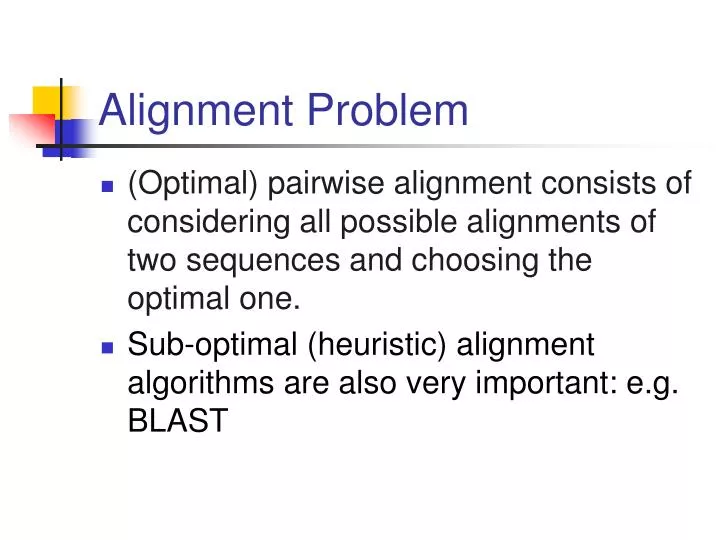 alignment problem