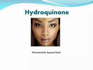 Hydroquinone