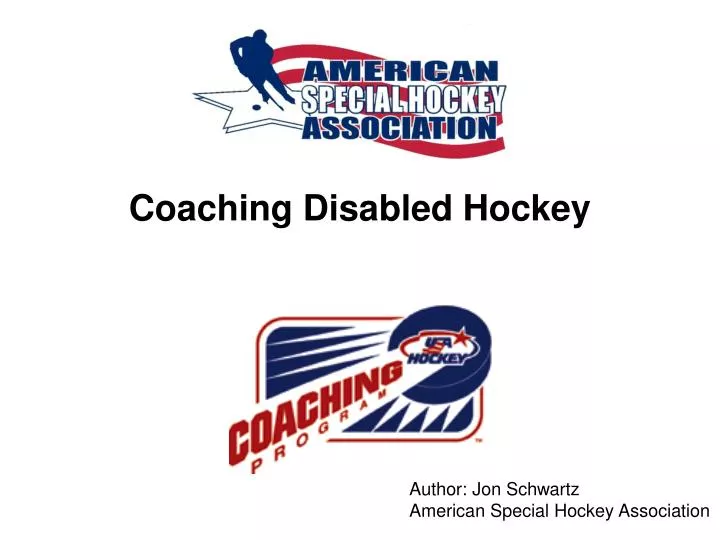 coaching disabled hockey