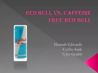 Red Bull vs. Caffeine Free Red Bull