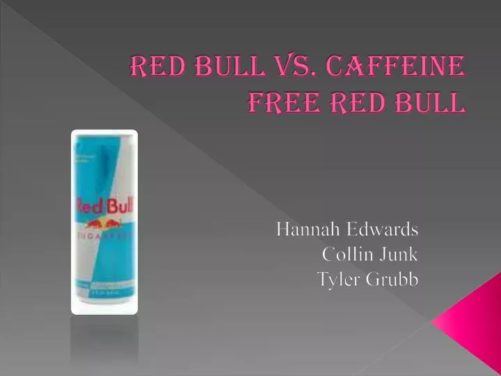 red bull vs caffeine free red bull