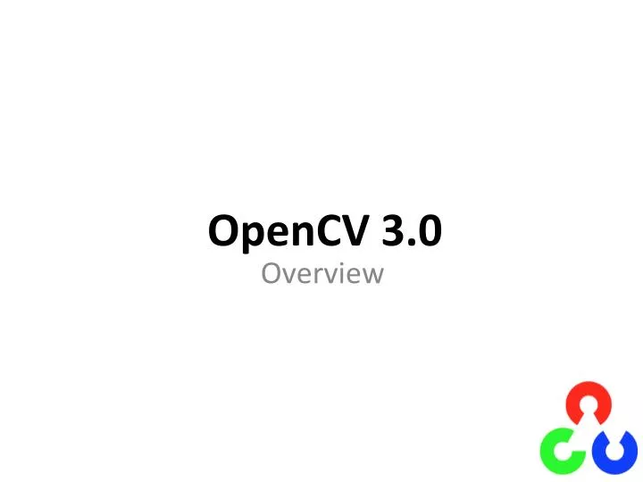 opencv 3 0